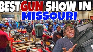 MY FIRST GUN SHOW IN MISSOURI TOO MANNY RARE GUNS [upl. by Niwrek]