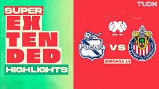 SUPER EXTENDED HIGHLIGHTS  Puebla vs Chivas  Liga Mx Apertura 2024  Jornada 14  TUDN [upl. by Anelra145]