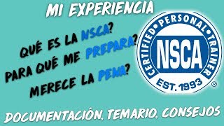 EXAMEN NSCACPT🏋️‍♂️ TODO LO QUE DEBERÍAS SABER MI EXPERIENCIA [upl. by Iretak852]