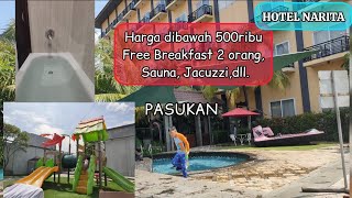 HOTEL MURAH LENGKAP  HOTEL NARITA TANGERANG SAUNA amp JACUZZI [upl. by Lrak950]