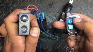 Como Conectar Seguros Electricos con Alarma Relevadores y Boton De Seguros JUNTOS Parte 3  JMK [upl. by Lothair]