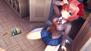 o CLIMA tá ESQUENTANDO😈🔥  Doki Doki Literature Club editado [upl. by Ebbarta566]