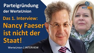 1 Interview mit Dr Maaßen nach der Parteigründung Faeser ist nicht der Staat [upl. by Markos592]