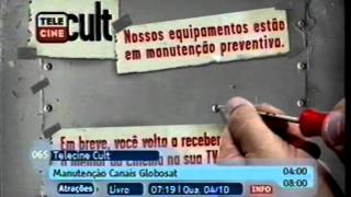 Manutenção Canais Globosat 04102006 [upl. by Myrvyn]