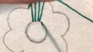 Nakış çiçek yapımıembroidery [upl. by Assenat]