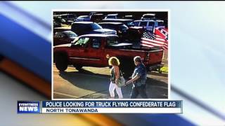 Police looking for truck flying the Confederate flag [upl. by Rhona]