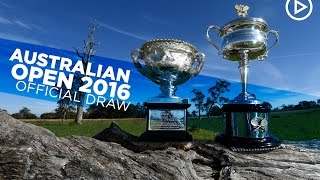 The Australian Open draw  Australian Open 2016 [upl. by Bonaparte290]