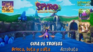 Spyro the Dragon Reignited Trilogy  Guía de trofeos Brinca bota y salta  Acróbata [upl. by Sang741]