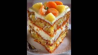 Hawaiian carrot pineapple cake🍍 🍰 [upl. by Karlee249]