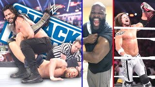 Roman Reigns Destroys Daniel BryanAj Styles and Omos ReturnsMark Henry ReturnSmackDown Highlights [upl. by Carly]