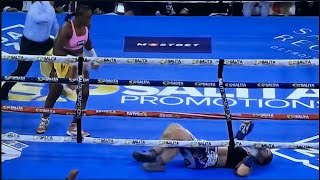 BREAKING Claressa Shields DESTROYS Vanessa LepageJoanisse W 2ND Round TKO [upl. by Norrehc]