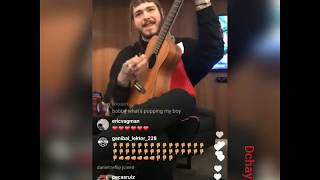 Post Malone sings country song live [upl. by Zaccaria884]