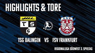 Highlights amp Tore TSG Balingen FSV Frankfurt [upl. by Aizat471]