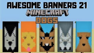 ✔ 5 AWESOME MINECRAFT BANNER DESIGNS WITH TUTORIAL 21 [upl. by Lindell524]