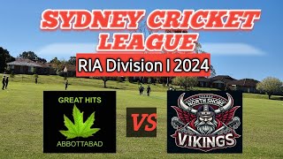 SYDNEY CRICKET LEAGUE RIA MONEY TRANSFER DIV I 2024 GRAND FINAL GHA VS NSV 31ST AUG 2024 [upl. by Ffirahs827]