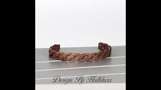 How To Make a Copper Wire Bracelet [upl. by Corilla262]