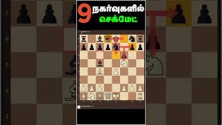 9 Moves Checkmate Chess Tricks in Tamil to win fast chess chessgame tamil carlsen chesstricks [upl. by Liu]