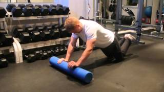 Plank Variations Walkout w Foam Roller  Core Stability Isometric Exercises Resistance Training [upl. by Normandy]