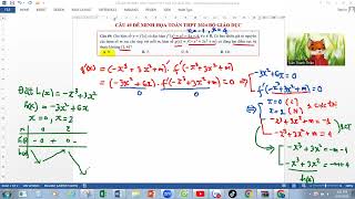 GIẢI ĐỀ MINH HỌA TN THPT TOÁN 2024 CÂU 49 [upl. by Merri]