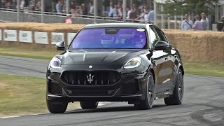 2022 Maserati Grecale Trofeo  Pure Engine Sounds  Goodwood Festival of Speed [upl. by Mccormick]