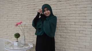 Tutorial halfmoon shawl labuh RUHI 2 [upl. by Niattirb]