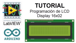 ➤ Tutorial LabVIEW y Arduino LCD Display 16x2 [upl. by Postman]