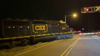 CSX L042 Chase with Updated Crossing [upl. by Yedorb585]