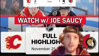 SFR 43 SENS VS FLAMES RECAP HIGHLIGHTS w JOE SAUCY  FINALLY [upl. by Iknarf780]