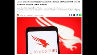 How to fix Latest Crowdstrike Update Causes Blue Screen Of Death On Microsoft windows 100 fix [upl. by Lizette]