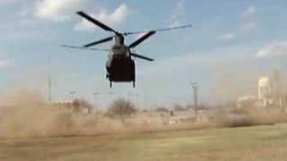 CH47 Chinook Landing 3 [upl. by Nosnehpets]