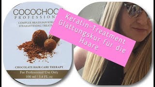 Keratin Haarglättung selbst machen Haarversiegelung  5 Monate glatte Haare [upl. by Hungarian]