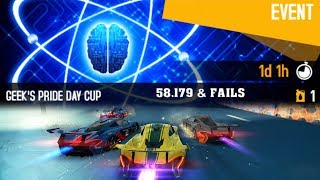 Asphalt 8  GEEKS Pride Day P1 GTR Sector 8 R 58179 amp FAILS [upl. by Blane]