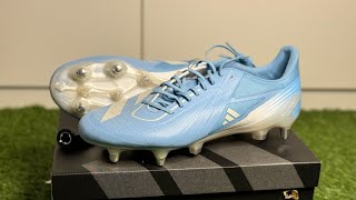 Adidas Adizero RS15 Ultimate Soft Ground Rugby Boots Review  On Feet amp Unboxing ASMR [upl. by Gwendolyn]