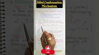 ❌ Mechanism of Aldol Condensation 🔥🔥🔥shorts neet iit jeemains boards [upl. by Anael663]