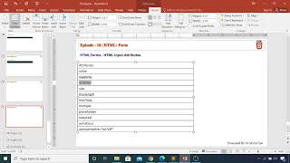 Html 68 Form  Input attrs Myanmar  မြန်မာ [upl. by Mccahill]