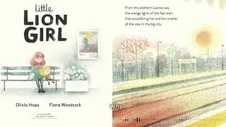 Children’s Audiobook LITTLE LION GIRL by Olivia Hope amp Fiona Woodcock Bloomsbury Childrens Books [upl. by Drolyag926]