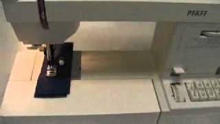 Pfaff 1151 Tipmatic Sewing Machine Demo [upl. by Mehalek]