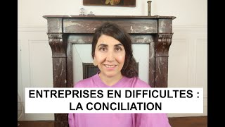 Questce que la conciliation pour les entreprises en difficulté [upl. by Anayia903]