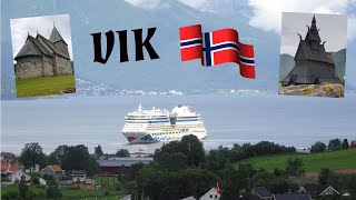 AIDA Vik Norways Fjorde Juli 2022 Wikingergräber Stabkirche Aidadiva Vikøyri Cruise Sognefjord [upl. by Nabalas24]