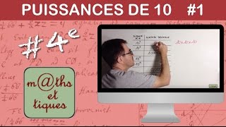 Ecrire un nombre avec des puissances de 10  Quatrième [upl. by Maclaine]