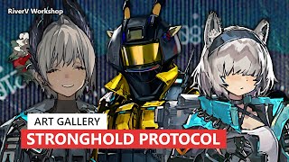 Stronghold Protocol Art Compilation  Arknights明日方舟 要塞プロトコル アート集 [upl. by Mirth]