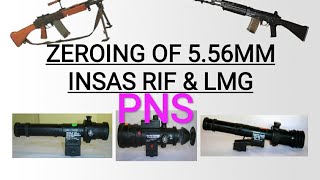 insas rifle ki pns ki zeroinginsas lmg ki pns ki zeroingLMG ampINSAS RIFLE KI PNS KI ZEROING [upl. by Barbie]