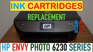 HP OfficeJet Pro 6230 How to ChangeReplace Ink Cartridges [upl. by Kenneth]