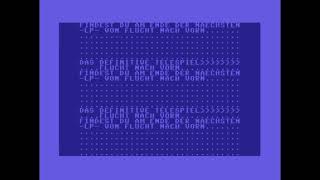 Data Record  O Cubano  Flucht Nach Vorn Commodore 64 [upl. by Acsecnarf]