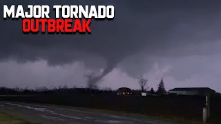 MAJOR Tornado Outbreak Across Ohio  Multiple Tornadic Supercell Intercepts 31424 [upl. by Enrique733]