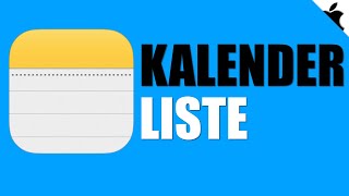 So erstellst du Kalenderlisten für Apples Notizen 🚀 [upl. by Januisz944]