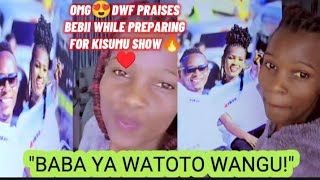 OMG😍DWF PRAISES BEBII OBINNA WHILE PREPARING FOR KISUMU SHOW🔥♥️ [upl. by Engis]