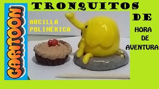 Cómo hacer a Tronquitos de Hora de Aventura de arcillaFácilpolymer clay [upl. by Enawyd]