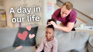 Spend the Day With Us  Dad does her hair [upl. by Nitsu]