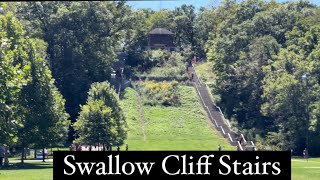 Extreme Stairs The Swallow Cliff Challenge Palos Hills Palos Hills walking trailstairstrail [upl. by Ewnihc]